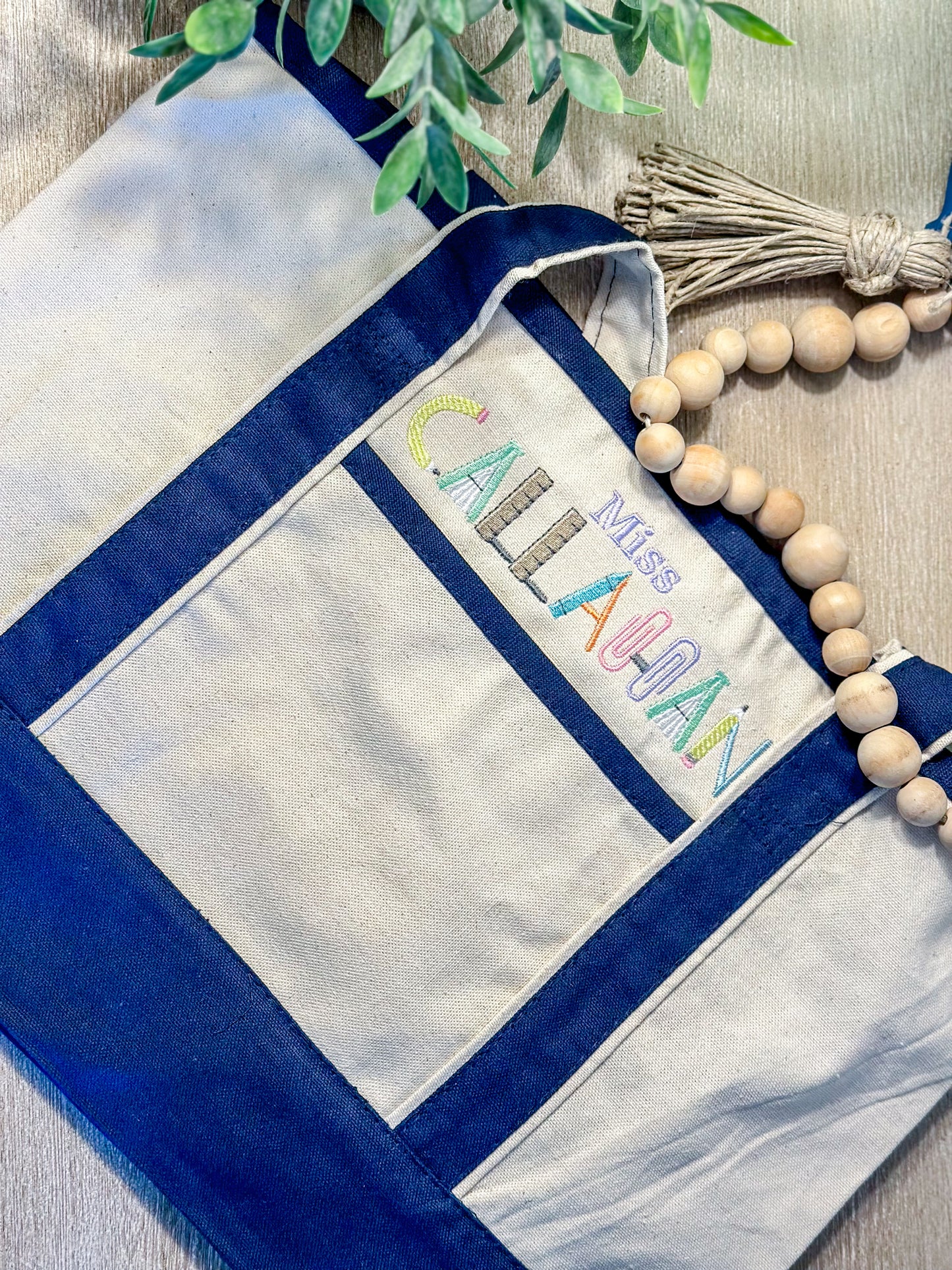 School Days canvas Tote