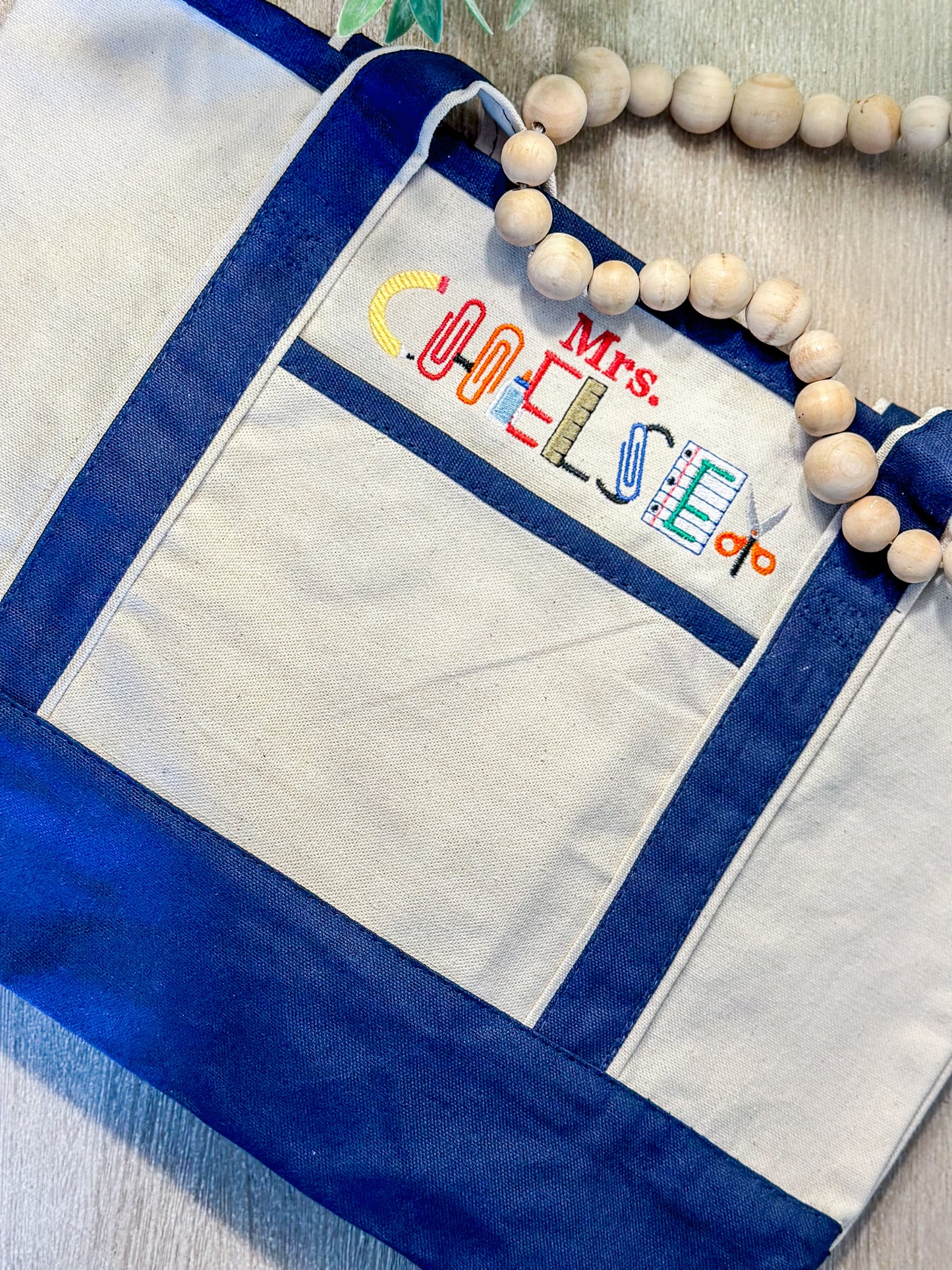 School Days canvas Tote