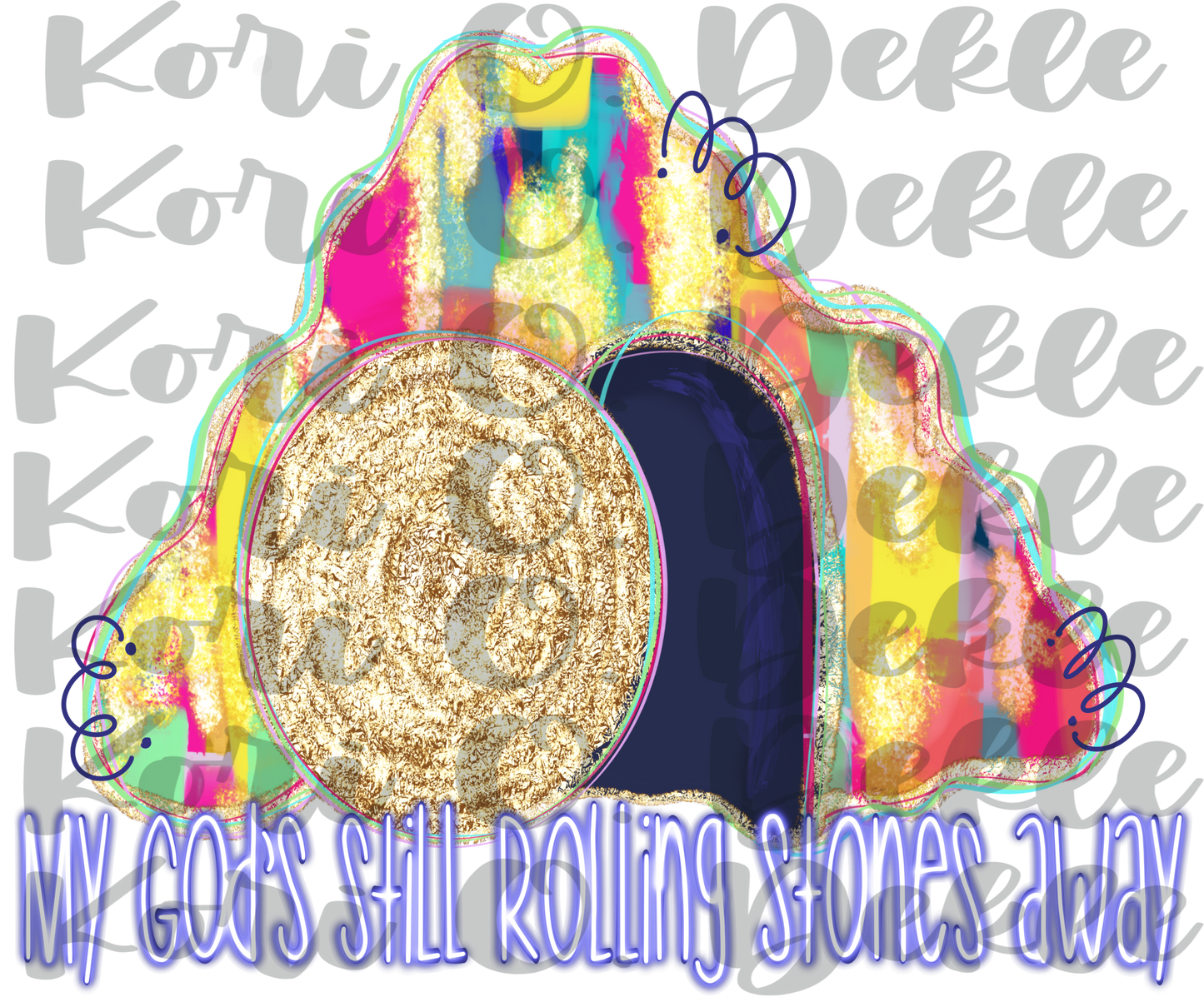 My God’s still Rolling Stones away png for digital download