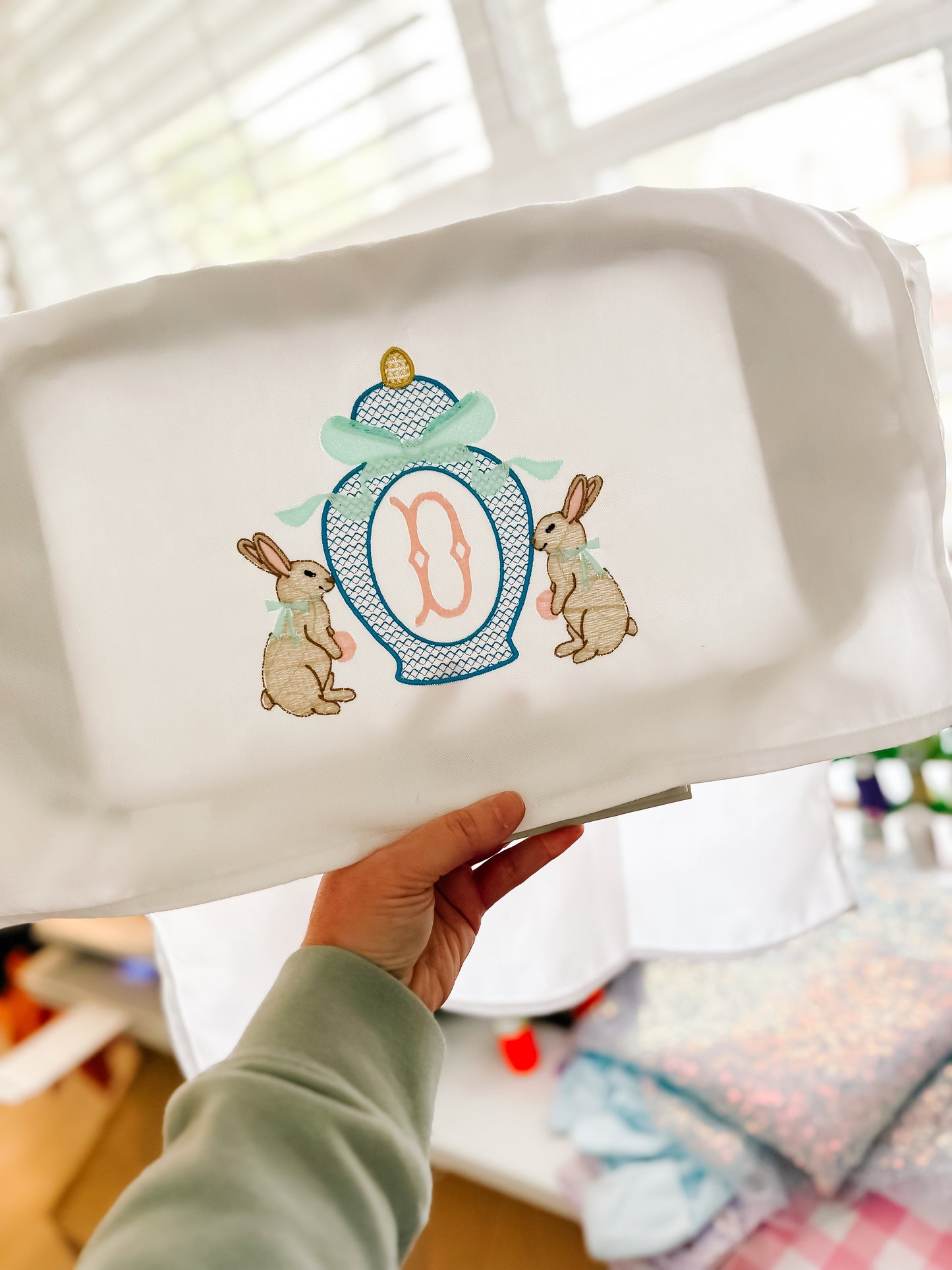 Hopping Down the Bunny Trail Hand Towel