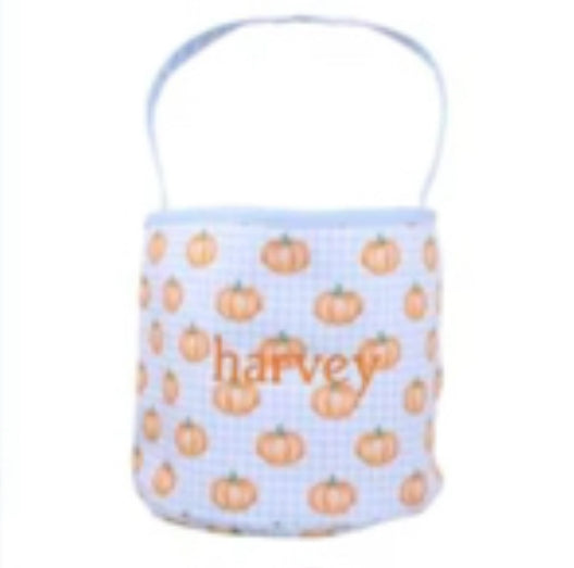 Embroidered Trick- or-Treat basket *PRE ORDER* closes Fri July 11 (10pm est)