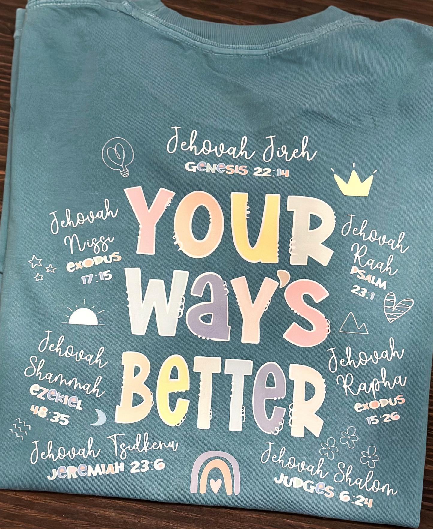“Your Way’s Better” Names of God Bible Verse T Shirt