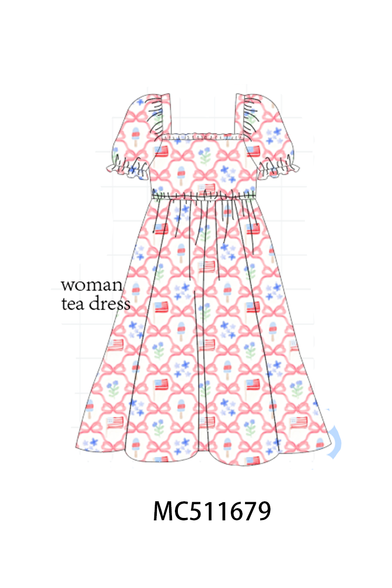 PO75 Blue floral bow tie collection 2