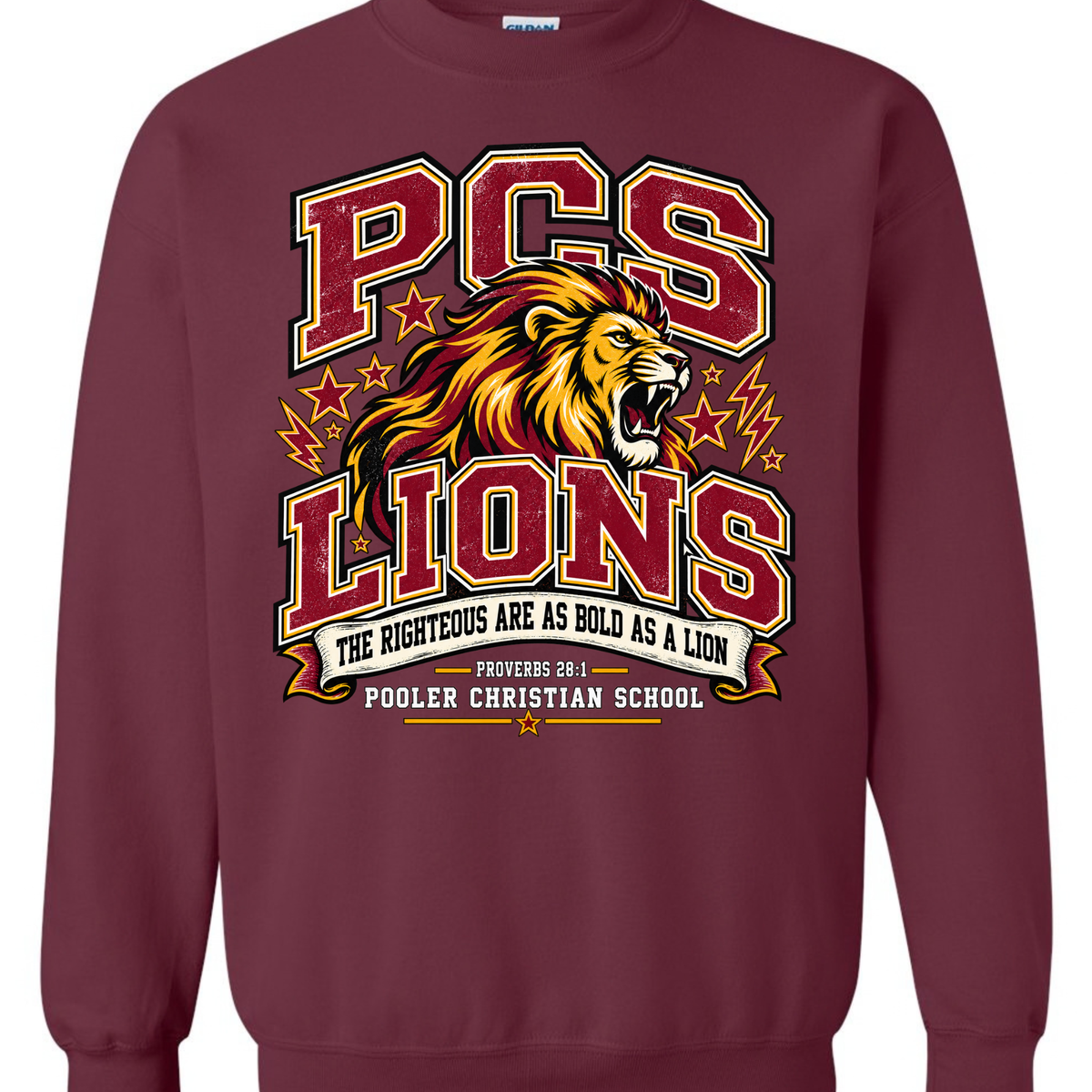 PCS Lions Spiritwear Crewneck sweatshirt