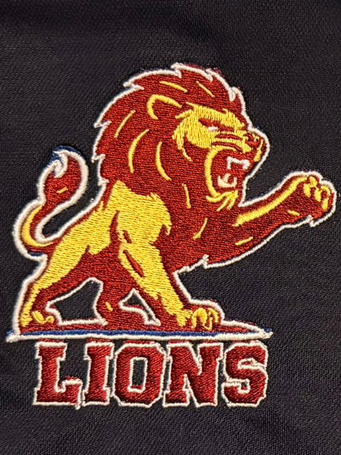PCS Lions Youth Embroidered logo collar shirt
