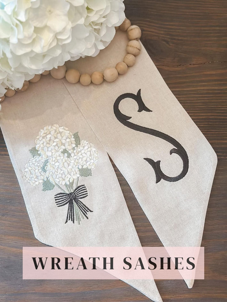 Wreath Sashes