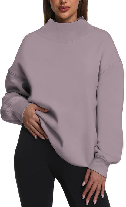 Custom Varsity Gingham Appliqué Mock Neck Sweatshirt