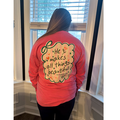 He makes all things beautiful pocket tshirt