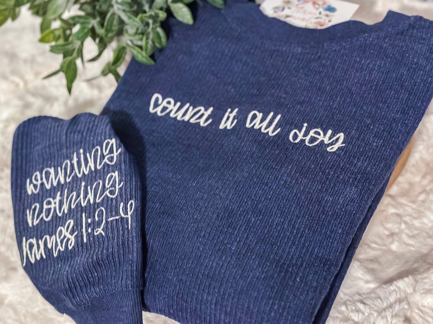 Count it all joy corded crew