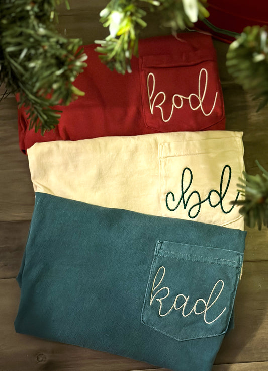 Monogram pocket tshirt