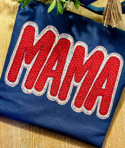 Star Spangled Chinoiserie Mama tshirt