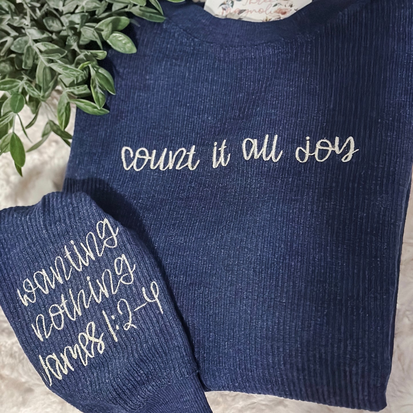 Count it all joy corded crew