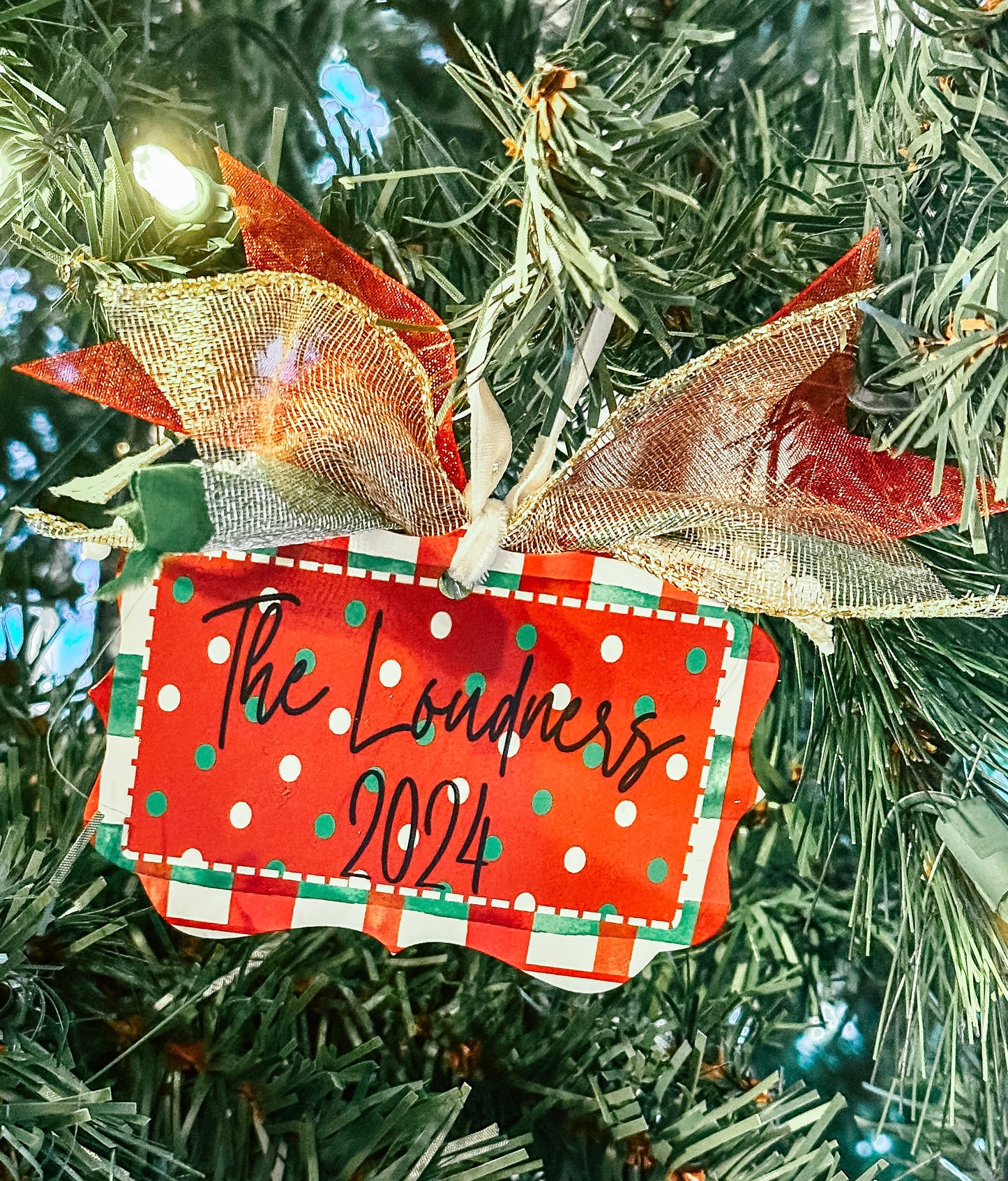 Personalized Family ornament