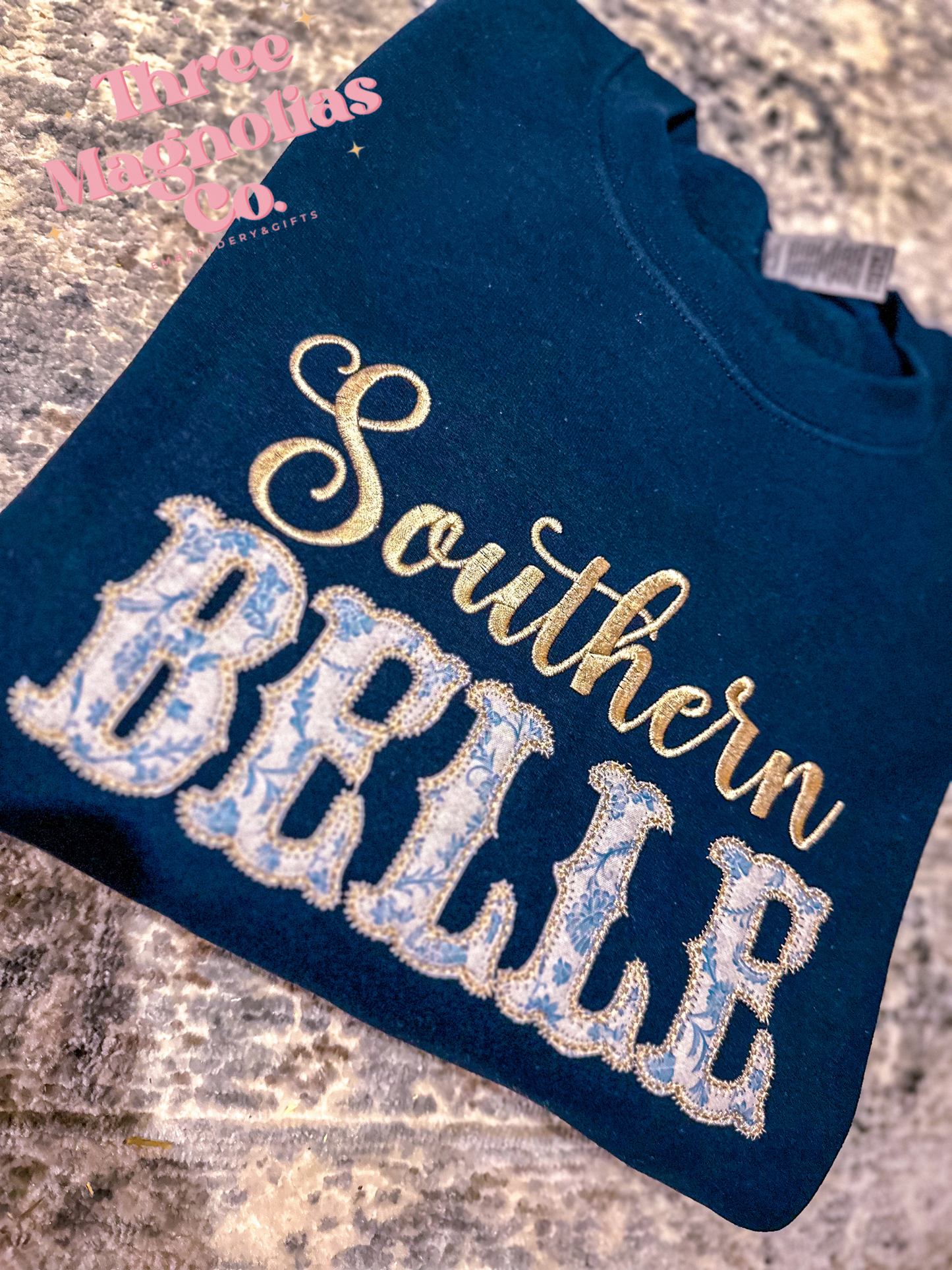 Southern Belle side bow crewneck