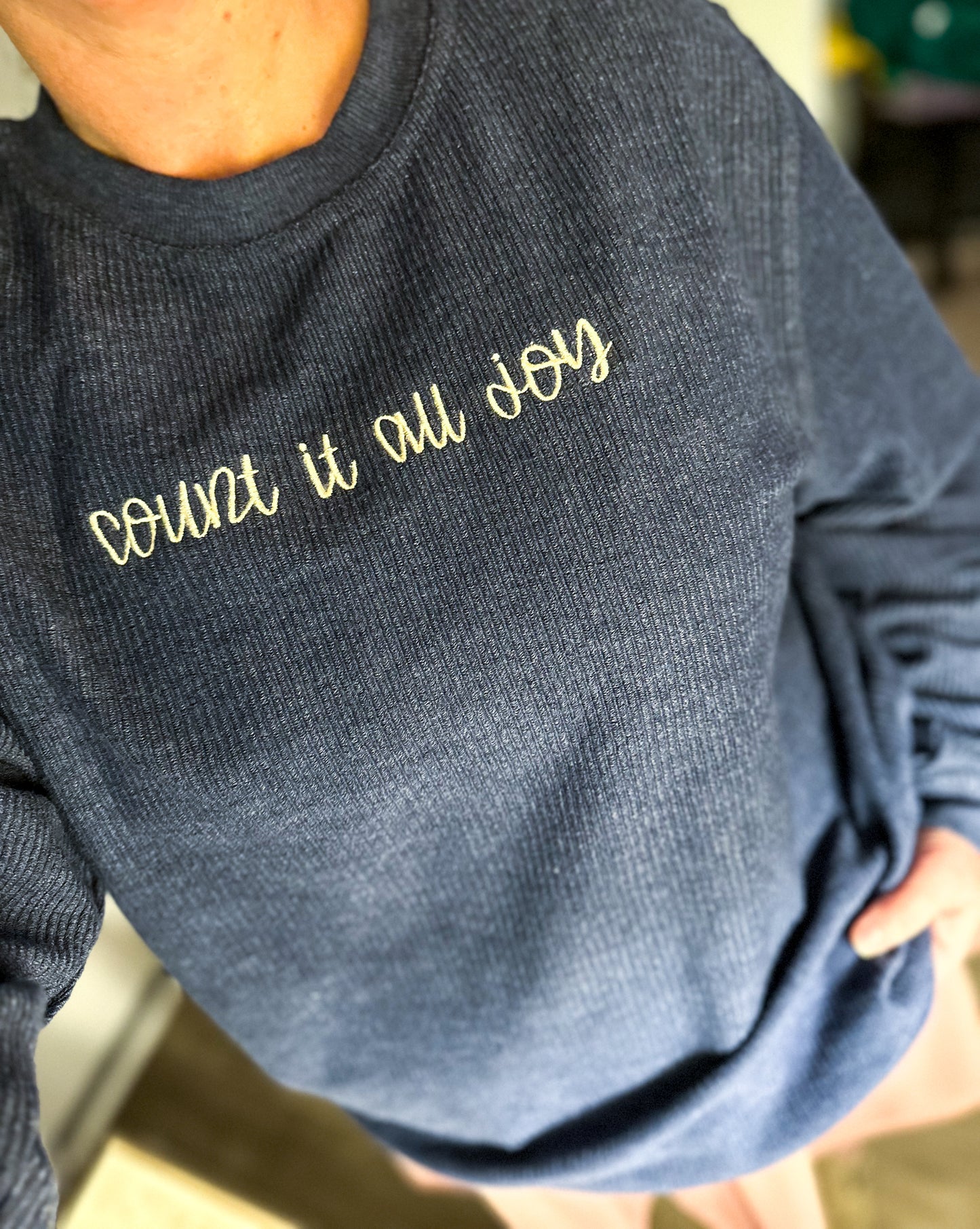 Count it all joy corded crew