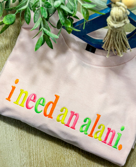 I need an alani neon vibes
