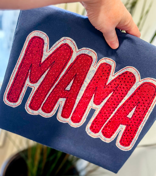 Star Spangled Chinoiserie Mama tshirt