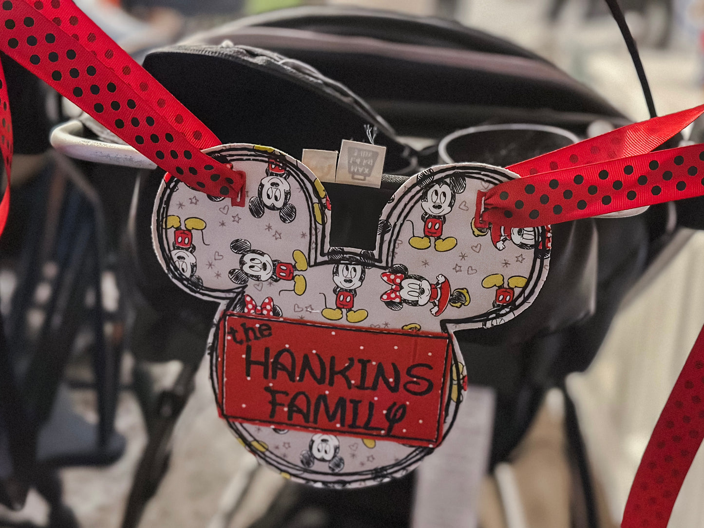 Stroller tag classic Mouse