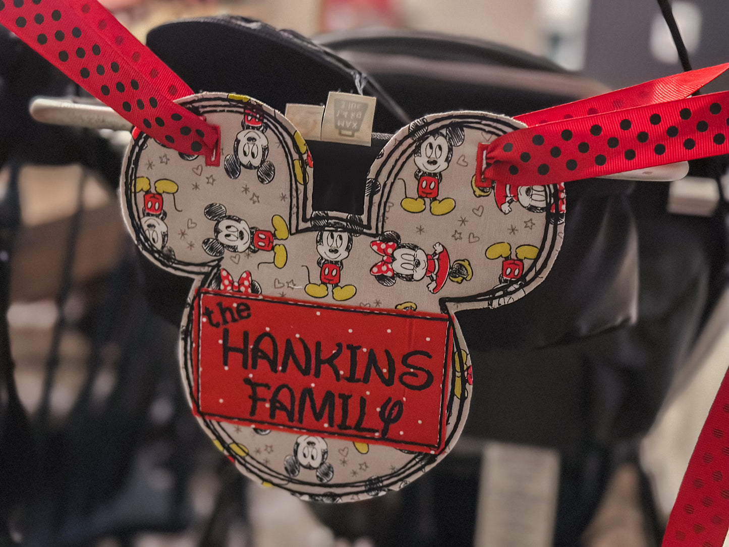 Stroller tag classic Mouse