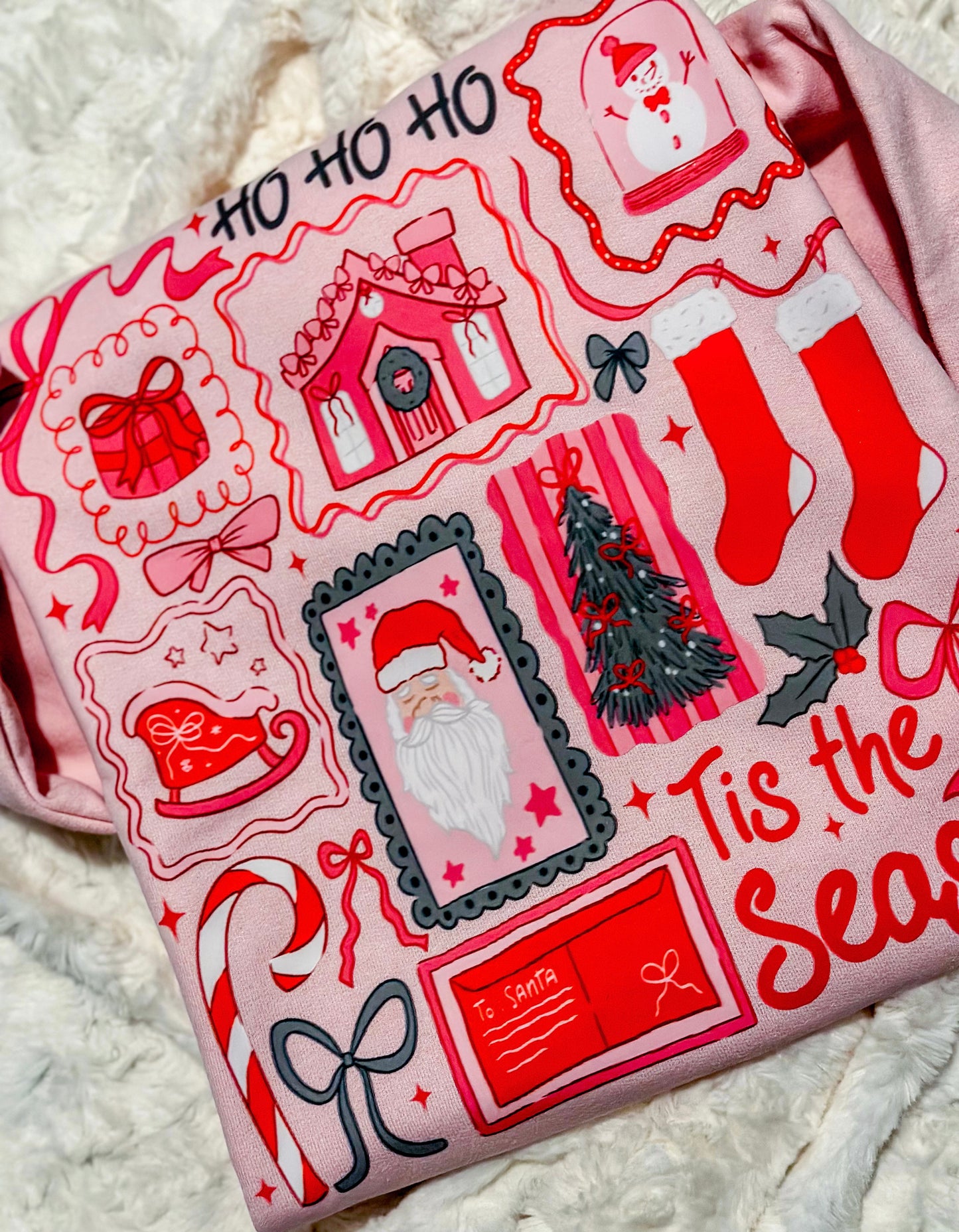 Dreaming of a Pink Christmas crewneck