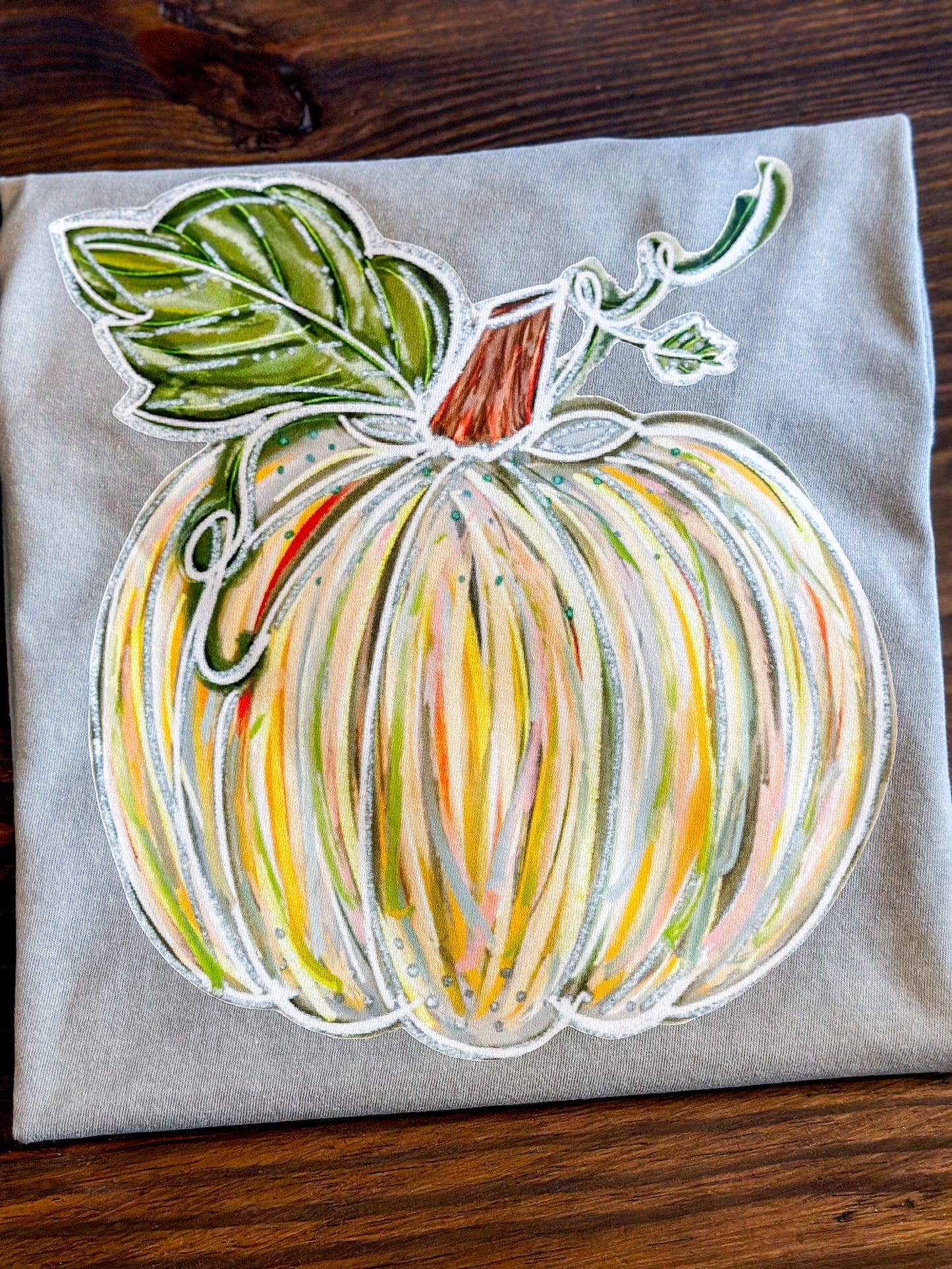 Brush Strokes Pumpkin Digital Download