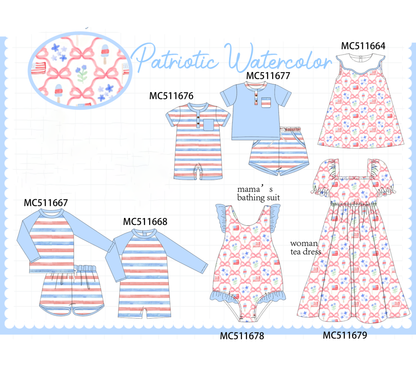 PO75 Blue floral bow tie collection 2