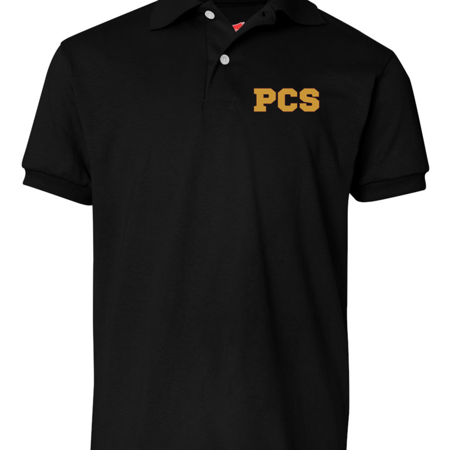 PCS Youth Embroidered logo collar shirt