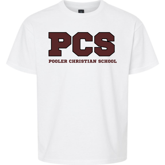 PCS Pooler Christian School cotton tshirt