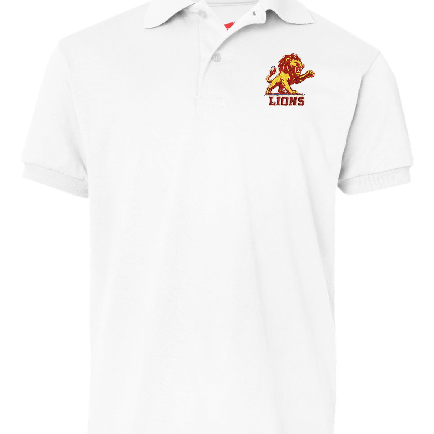 PCS Lions Youth Embroidered logo collar shirt