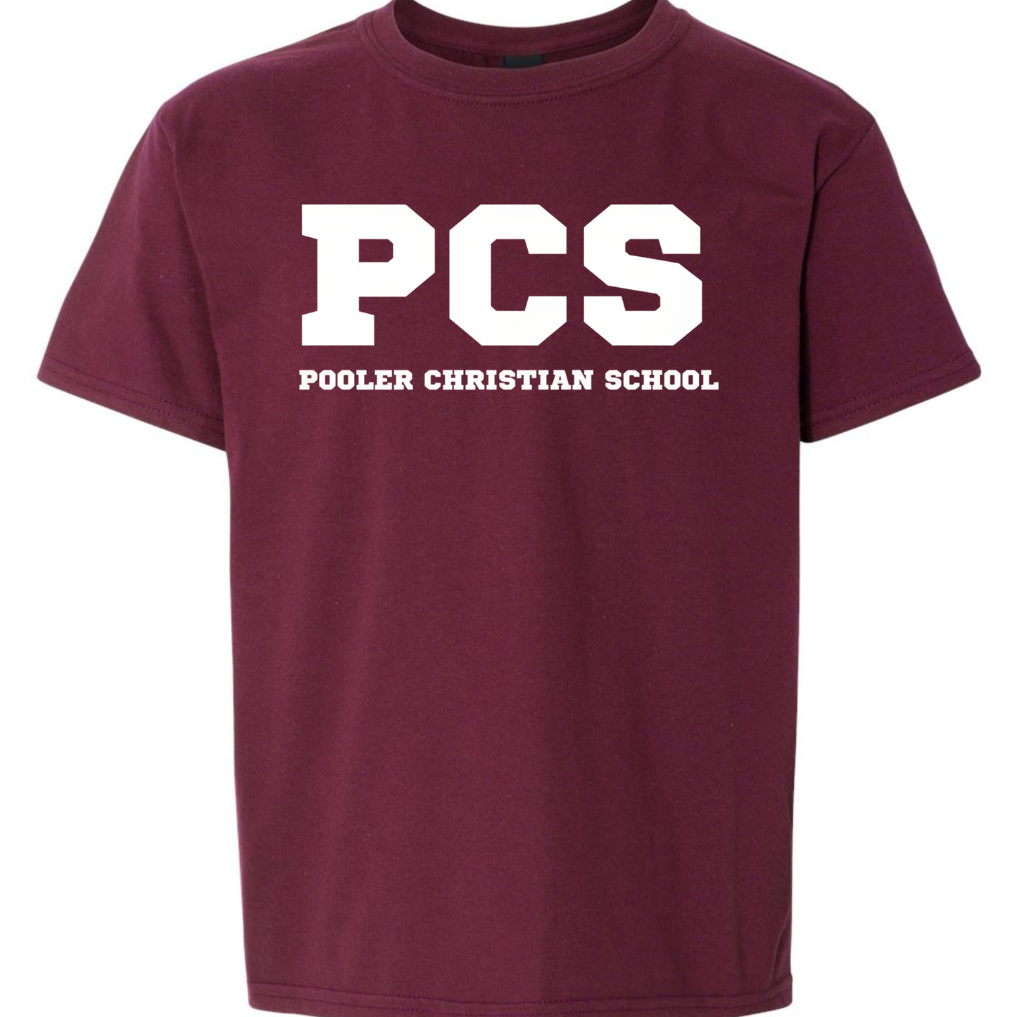 PCS Pooler Christian School cotton tshirt