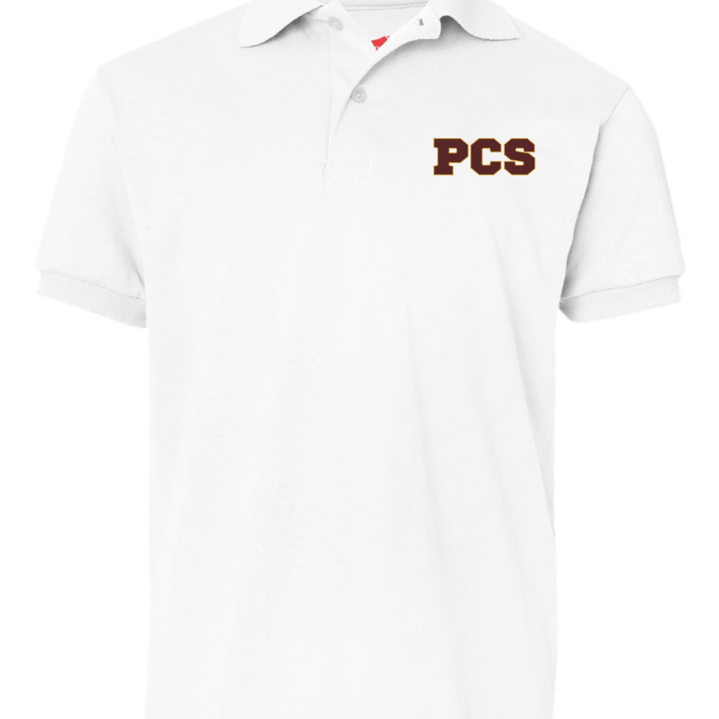 PCS Youth Embroidered logo collar shirt