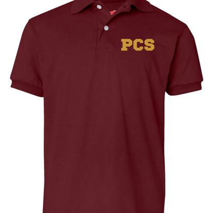 PCS Youth Embroidered logo collar shirt