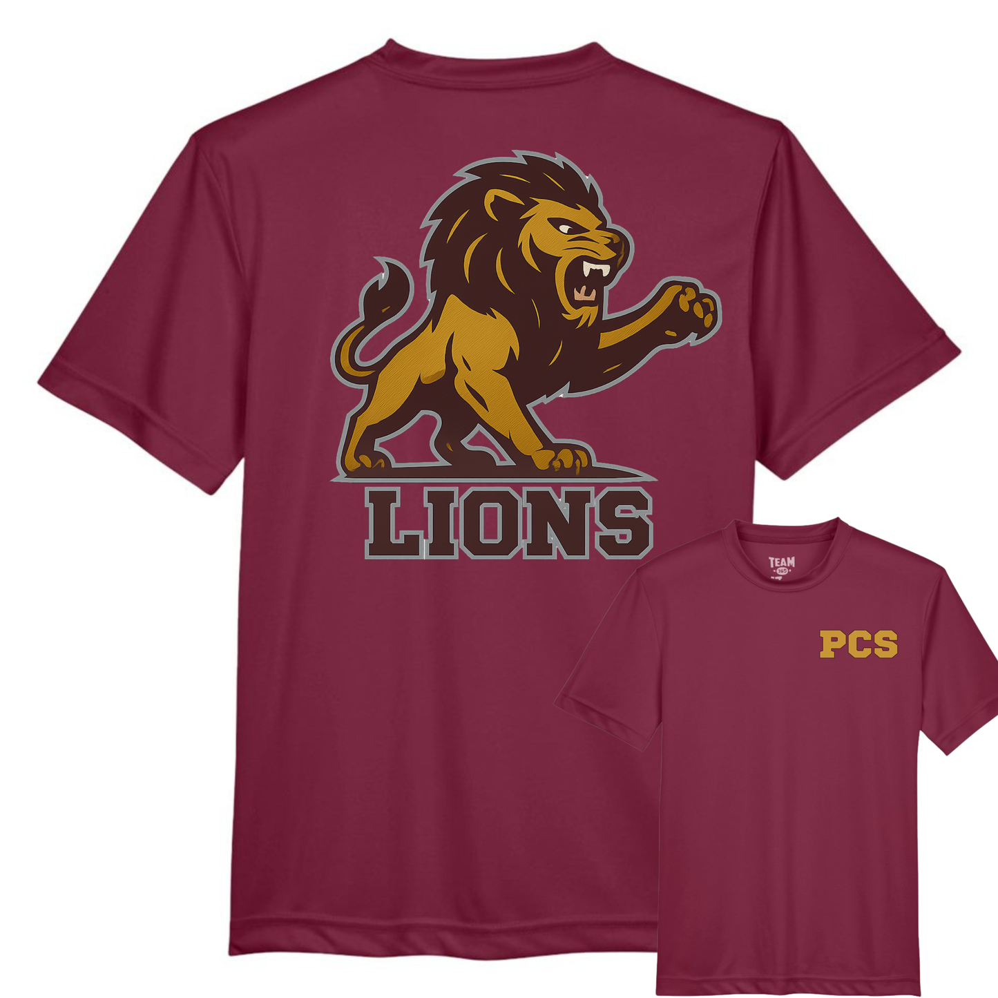 PCS Lions drifit performance tshirts