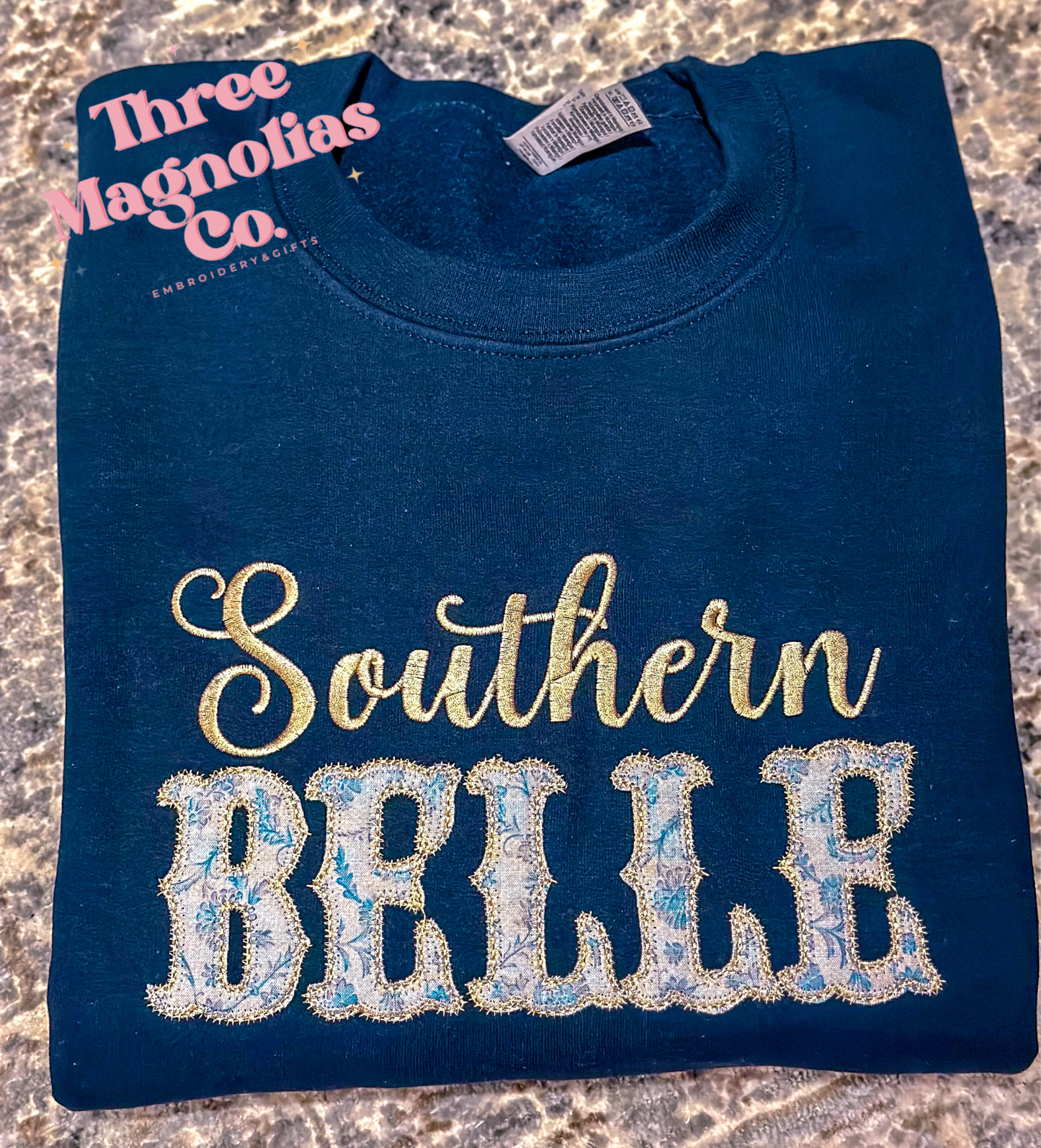 Southern Belle side bow crewneck