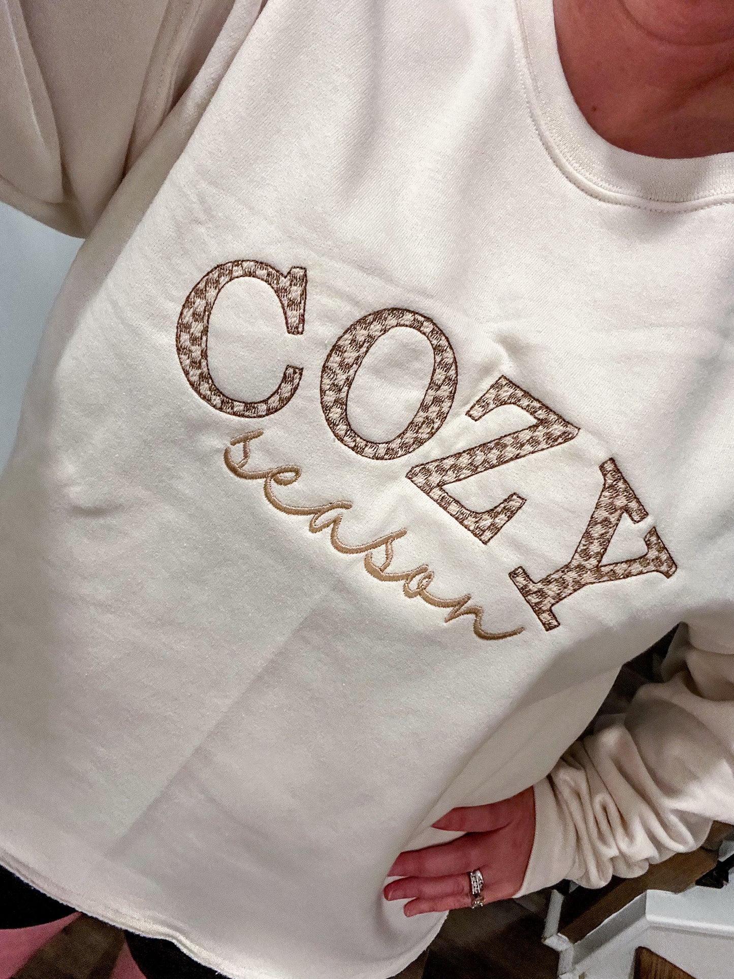 Cozy Season Crewneck with coquette back bow