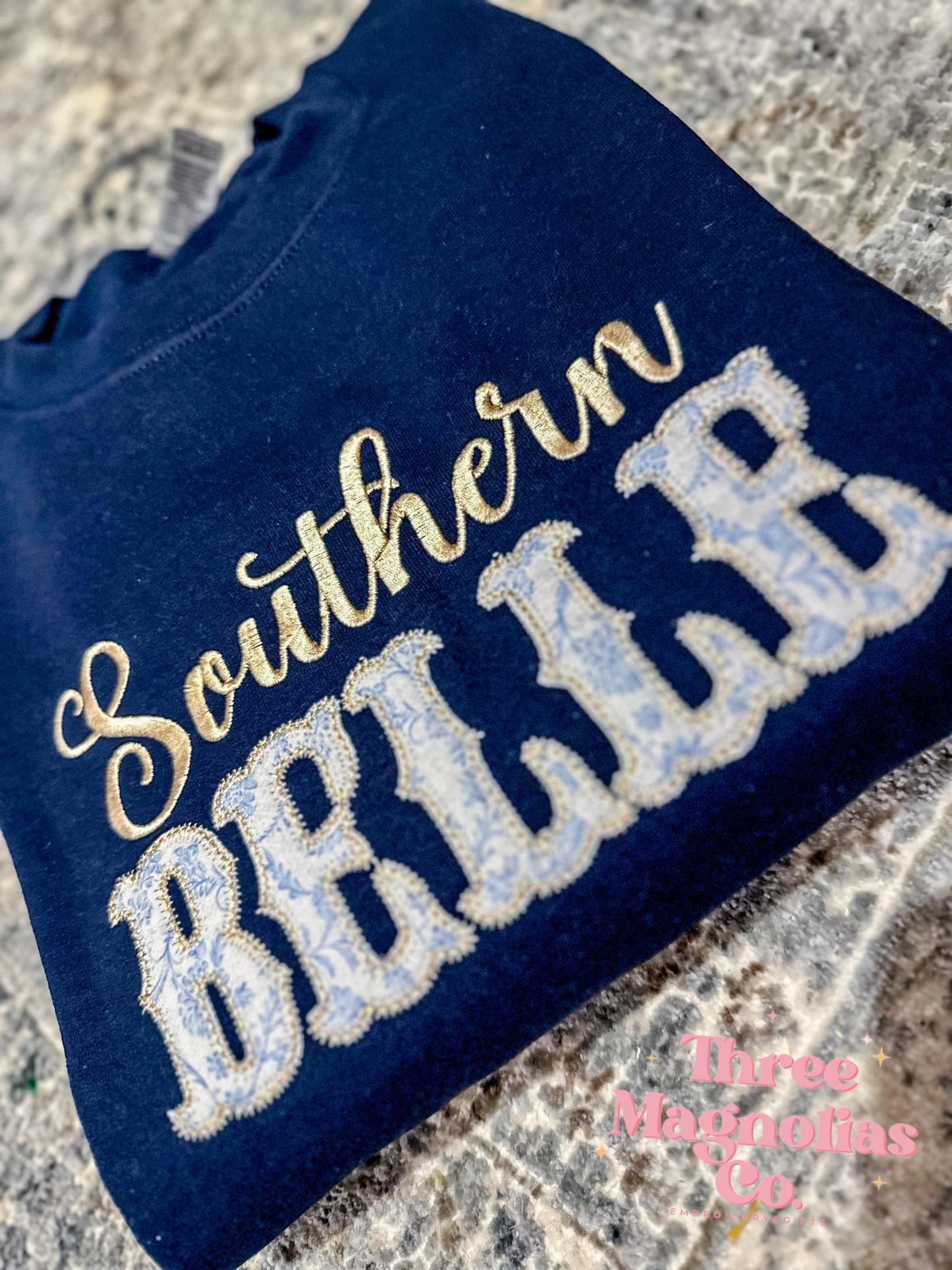 Southern Belle side bow crewneck