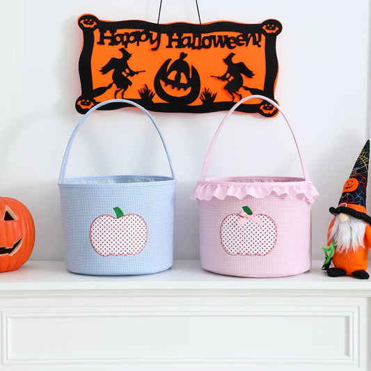 Embroidered Trick- or-Treat basket *PRE ORDER*  closes Fri July 11 (10pm est)
