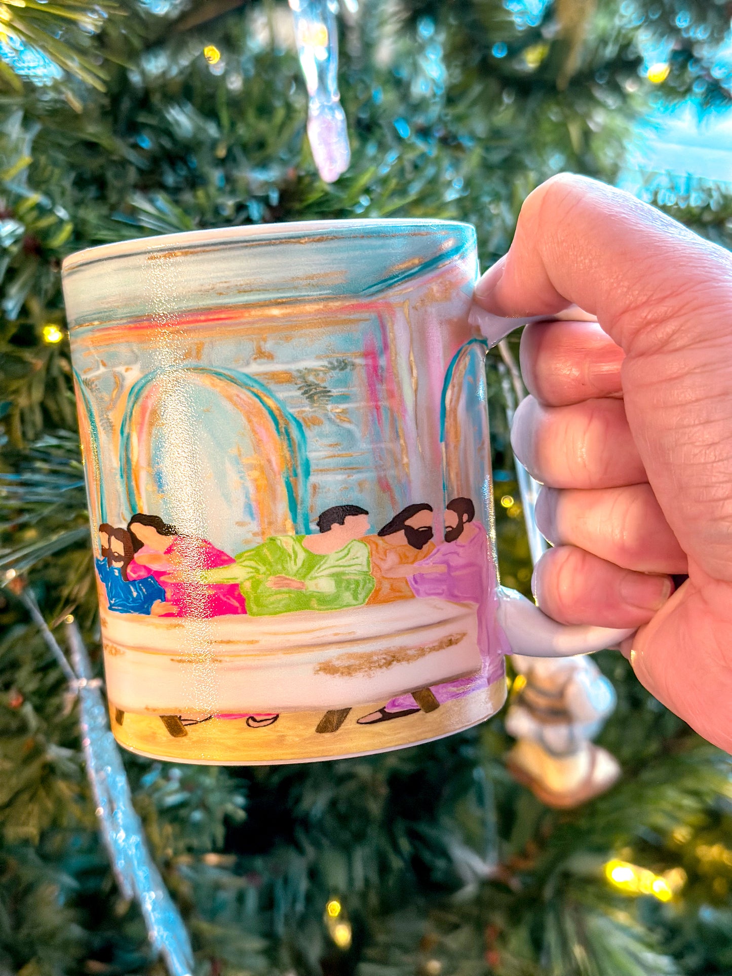 A seat at the table coffee mug