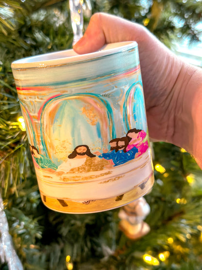 A seat at the table coffee mug