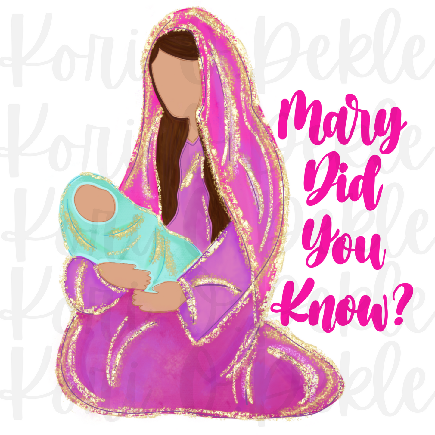 Mary did you know PNG digital download