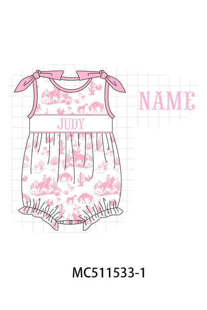 PO75 Pink&blue west cowboy monogram collection