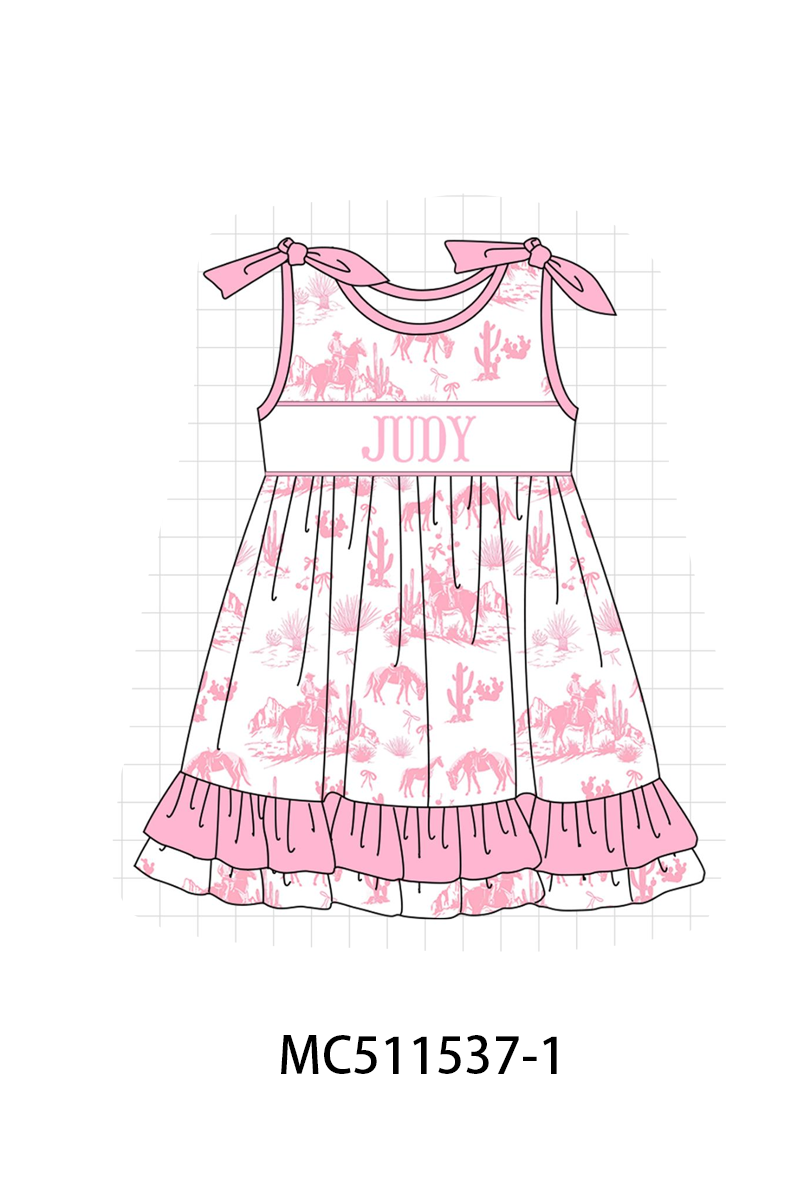 PO75 Pink&blue west cowboy monogram collection
