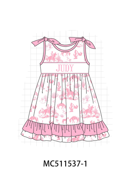 PO75 Pink&blue west cowboy monogram collection