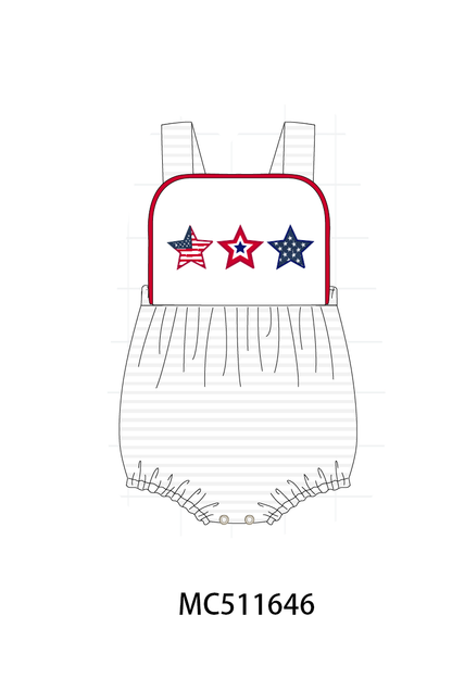 PO75 Red Patriotic star collection