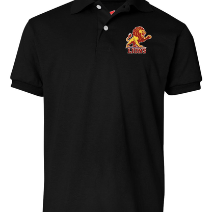 PCS Lions Youth Embroidered logo collar shirt